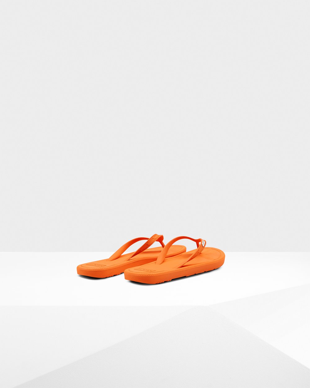 Hunter Flip Flops Oransje - Dame Original - Norge JKITYU-129